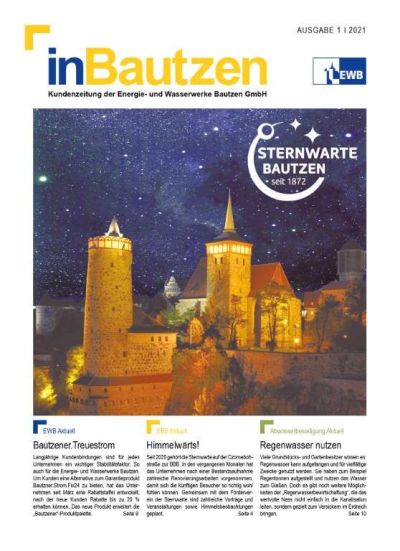 EWB Kundenzeitung inBautzen 1/2021