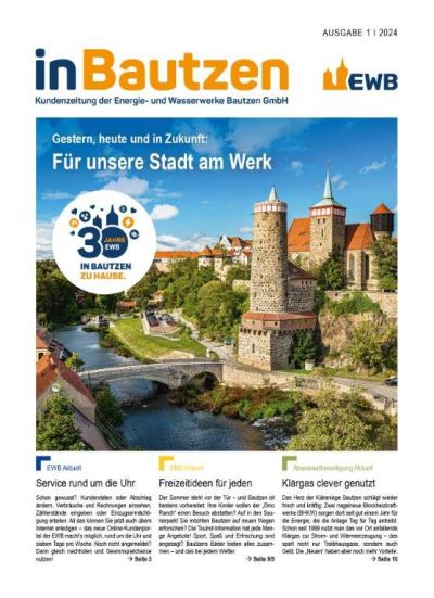 EWB Kundenzeitung inBautzen 1/2024
