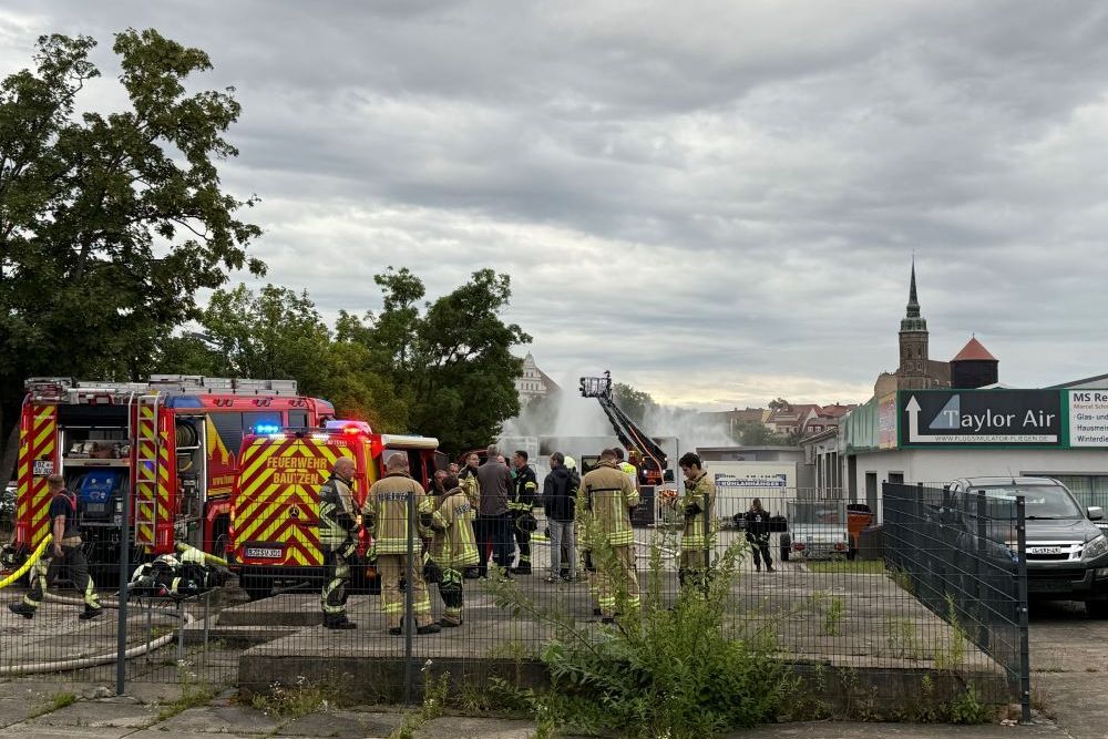 Batteriespeicher-Brand in Bautzen